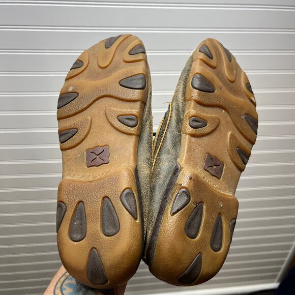 Twisted X Boat Shoe Driving Moc Leopard Print Size 8 Women’s - Picture 9 of 11